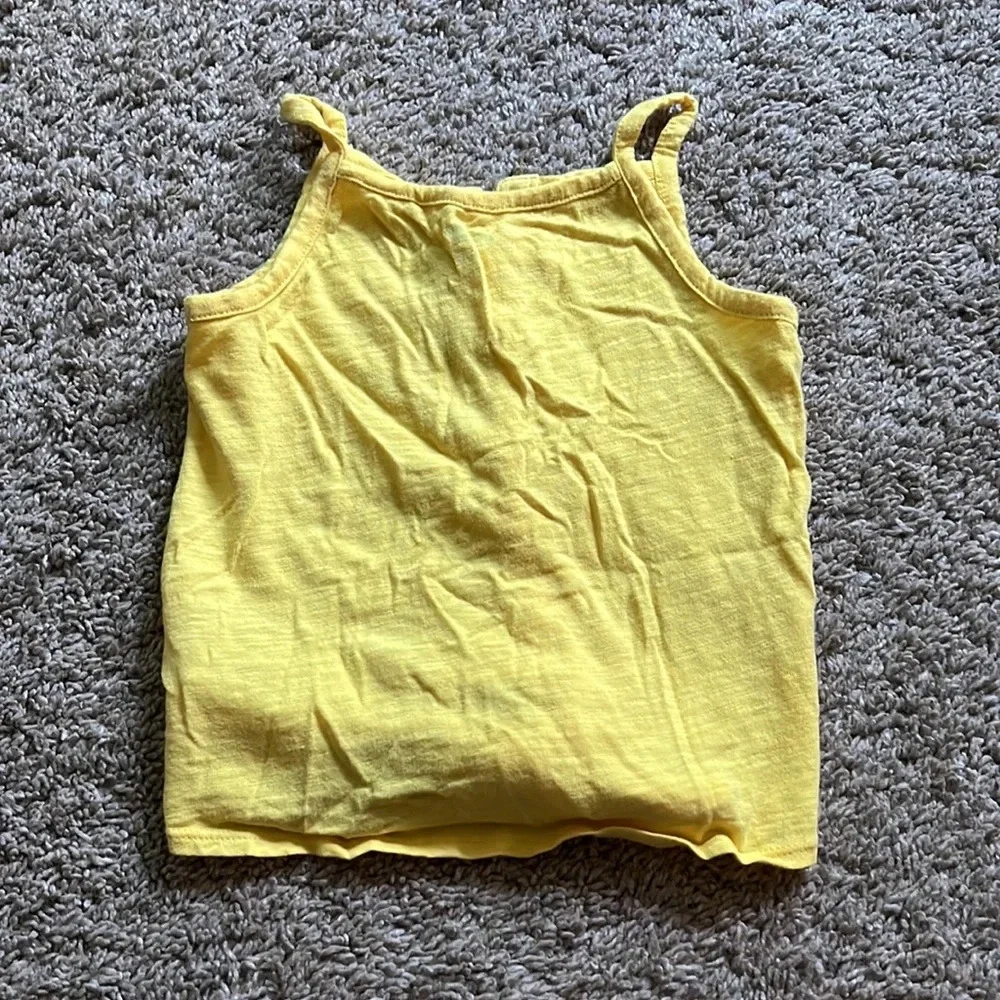 Button tie tank top